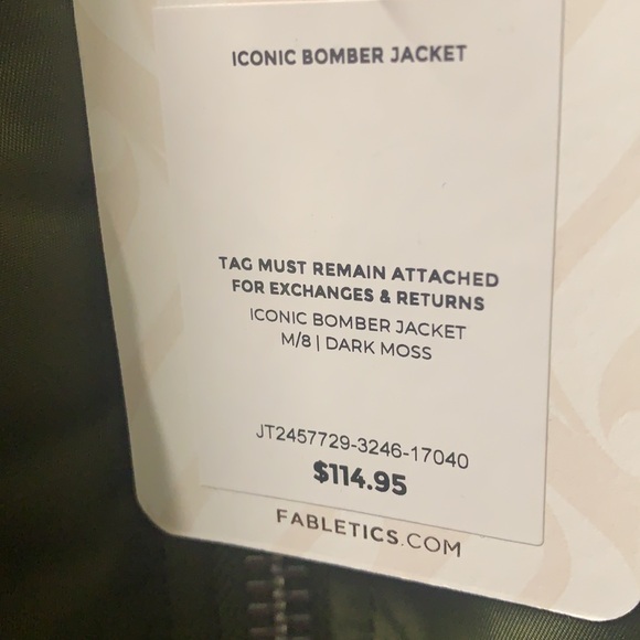 New Fabletic Iconic Bomber Jacket - Picture 3 of 8